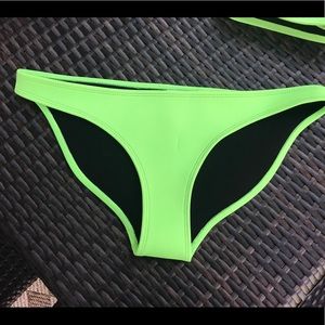 💚 Hoaka Swimwear Neon Green Bikini Bottom